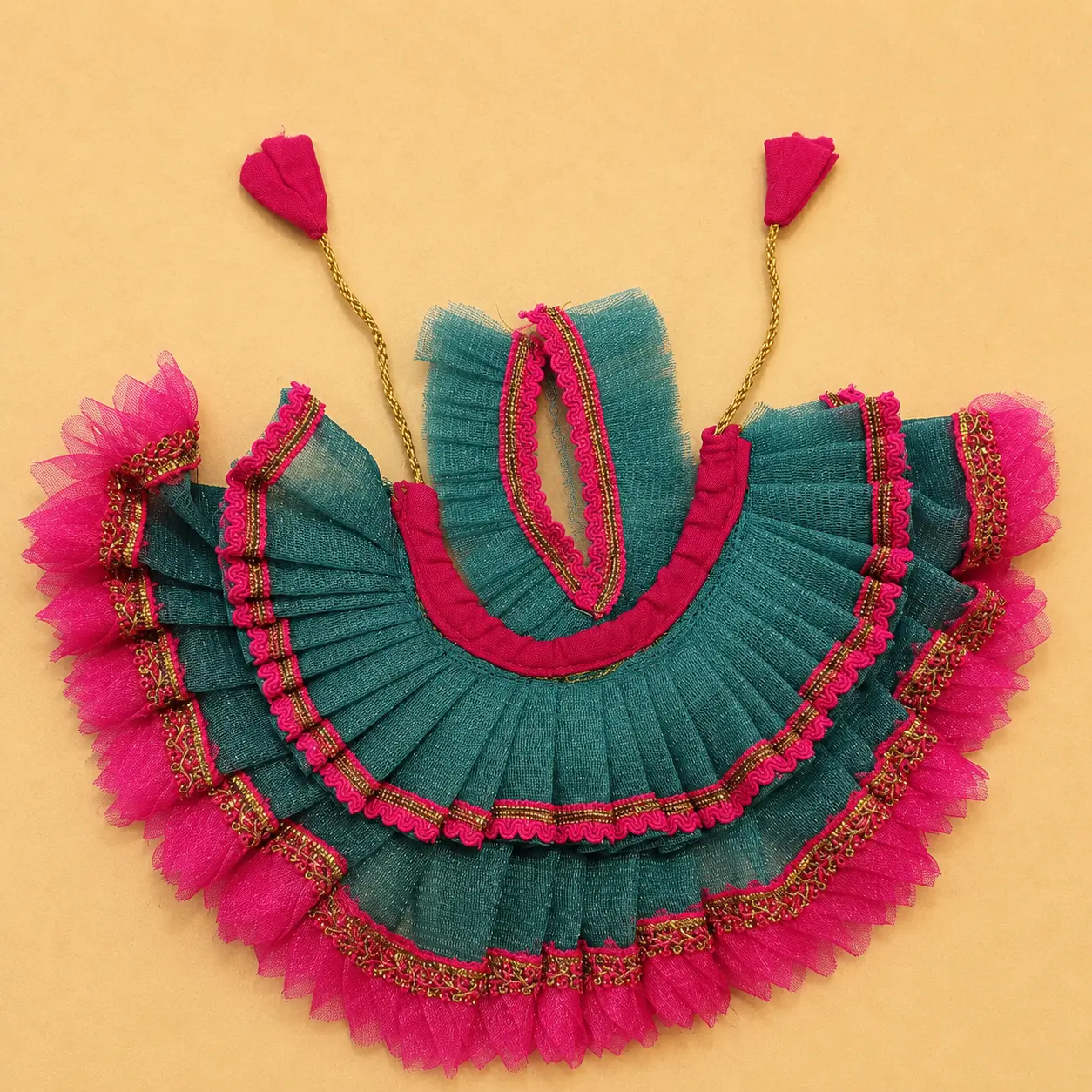 Double Frill Laddu Gopal Poshak