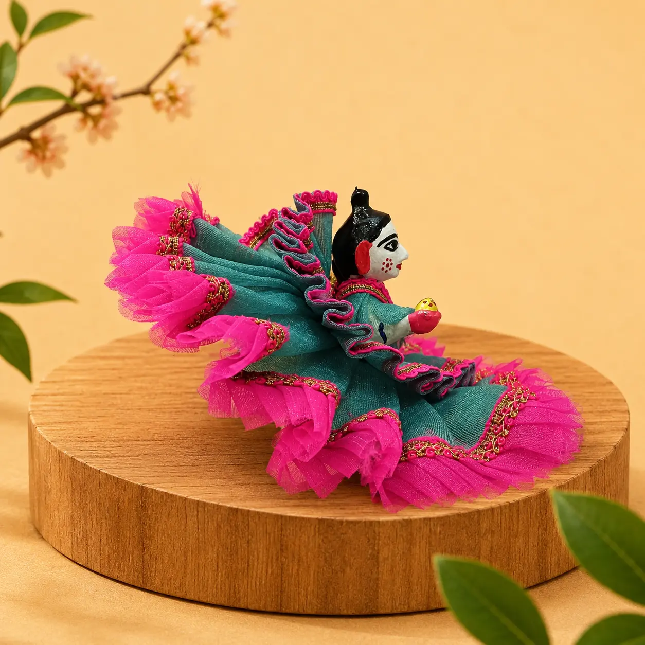 Double Frill Laddu Gopal Poshak